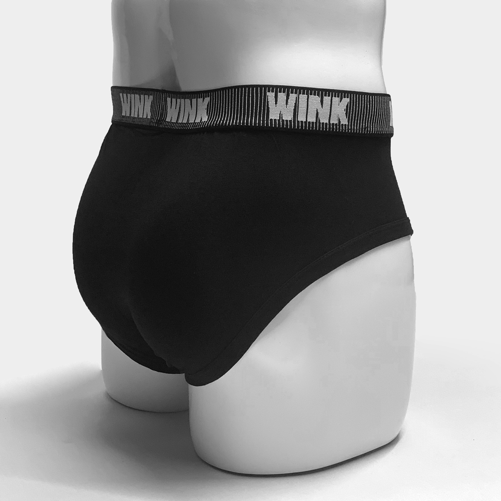 BRIEF PACK-OBSIDIAN BLACK STRIPES + SPACE WHITE STRIPES