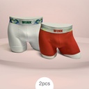 BOXER PACK-WHITE SPACE PRISM + CRIMSON RED WAVES